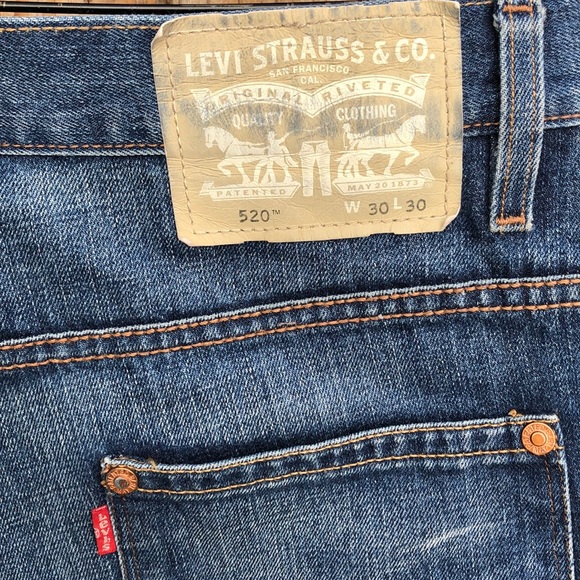 levi 520 men's jeans